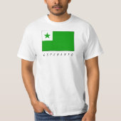 T-shirt L'esperanto drapeau (Devant)
