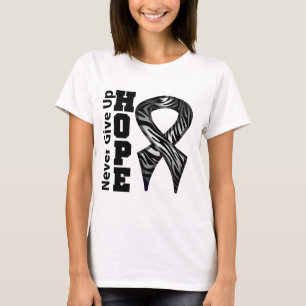 T-shirt L'espoir carcinoïde de Cancer n'abandonnent jamai