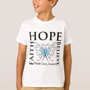 T-shirt L'espoir croient la foi - cancer de la prostate