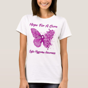 T-shirt L'Espoir Des Papillons Pour Une Sensibilisation Cu