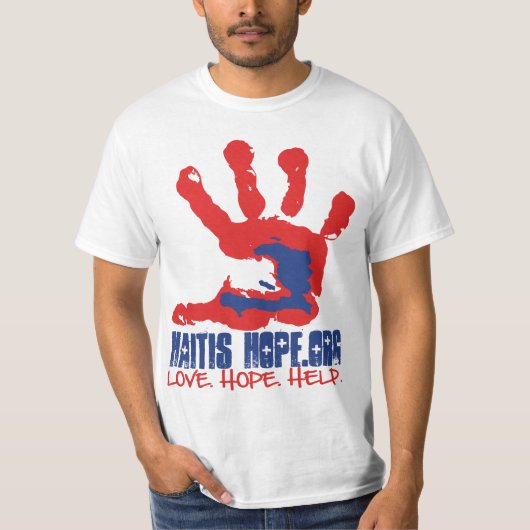 T-shirt L'espoir du Haïti (Devant)
