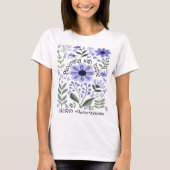 T-shirt L'espoir d'une prise de conscience du GERD fleurit (Devant)