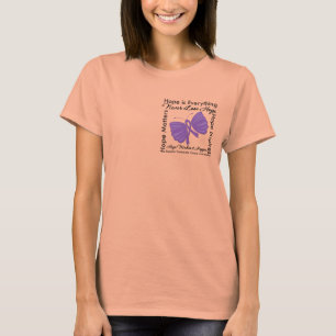 T-shirt L'espoir est tout - conscience de Cancer