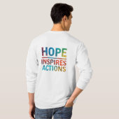 T-shirt L'espoir inspire des actions (Dos entier)
