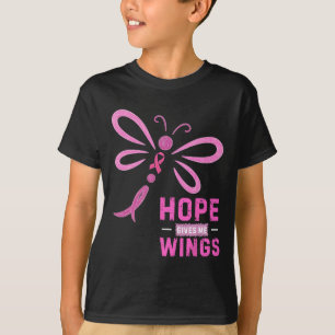 T-shirt L'espoir me donne des ailes Beurre Cervin Cancer d