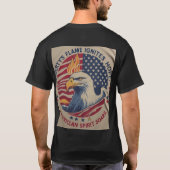 T-shirt L'esprit américain s'envole (Dos)