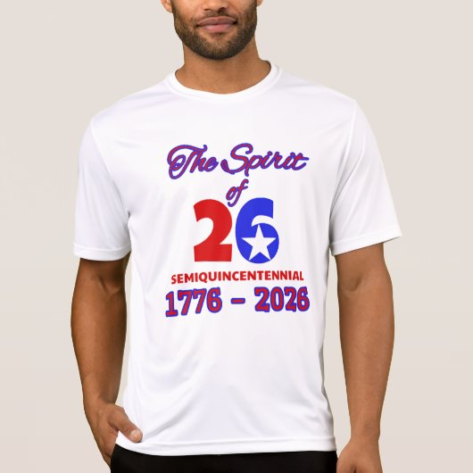 T-SHIRT L'ESPRIT DE 26 : SEMIQUINCENTENNIAL (Devant)