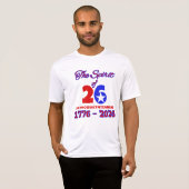 T-SHIRT L'ESPRIT DE 26 : SEMIQUINCENTENNIAL (Devant entier)