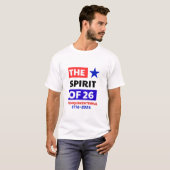 T-SHIRT L'ESPRIT DE 26 : SEMIQUINCENTENNIAL (Devant entier)
