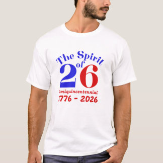 T-SHIRT L'ESPRIT DE 26 - SEMIQUINCENTENNIAL