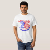 T-SHIRT L'ESPRIT DE 26 VIT SUR : 250 ANS DE LIBERTÉ (Devant entier)