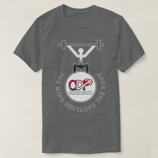 T-shirt L'esprit développe le corps (Design devant)