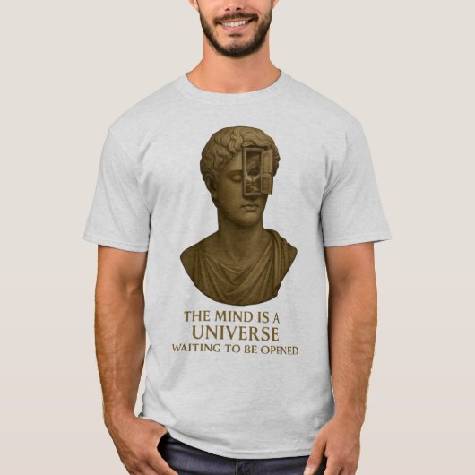 T-shirt L'ESPRIT DÉVOILÉ – Une réflexion de marbre (Devant)