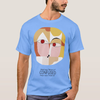 T-shirt L'esprit dit bouger sur le coeur dit tenir