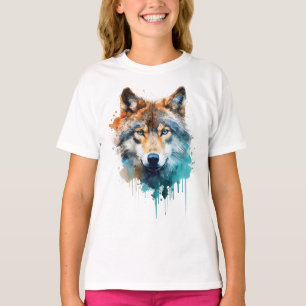 T-shirt L'Esprit du loup : la puissance et la grâce du lou