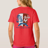 T-shirt L'esprit étudiant de l'ALP porte (Dos)