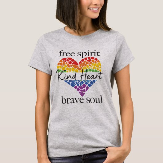 T-shirt L'Esprit Libre, Le Coeur des Femmes (Devant)