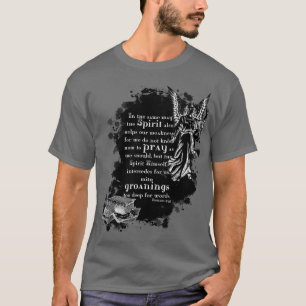 T-shirt L'esprit prie pour nous la chemise