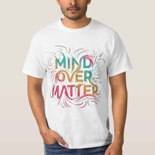 T-shirt L'esprit sur la matière (Devant)