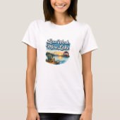 T-shirt Less Work, More Lake Lake Humor (Devant)