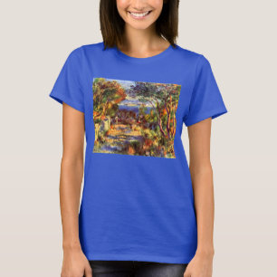 T-shirt L'Estaque de Pierre Renoir, Impressionnisme Vintag