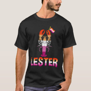 T-shirt Lester Lesbian Lobster Pride Lgbt Matching Lesbian