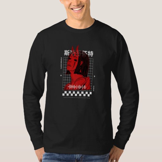 T-shirt L'esthétique de Devil Girl de Stephen White (Devant)