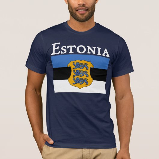 T-shirt L'Estonie (Devant)