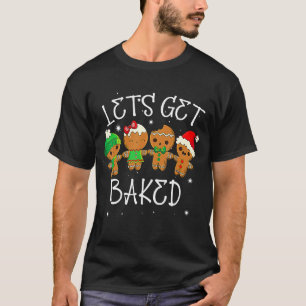 T-shirt Let Baked Cookie Weed Xmas Ugly Christmas Swe