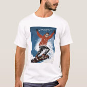 T-shirt Let It Snow 2 performance microfibre blanc (Devant)