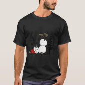 T-shirt Let It Snow Christmas Snowman Snowflakes Xmas Holi (Devant)