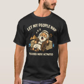 T-shirt Let My People Nap Funny Passover Mode Activated (Devant)
