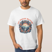 T-shirt Let Peace Bloom (Devant)