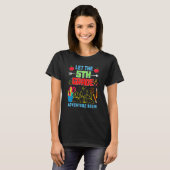 T-shirt Let The 5th Grade Adventure Begin Fourth Grade Tea (Devant entier)