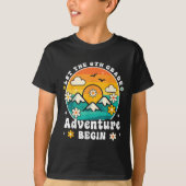 T-shirt Let The 6th Grade Adventure Begin Retro First Day  (Devant)
