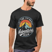 T-shirt Let The 7th Grade Adventure Begin Back To School S (Devant)