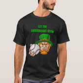 T-shirt Let The Shenanigans Begin Baseball St Patrick's Da (Devant)