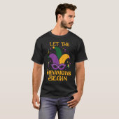 T-shirt Let The Shenanigans Begin  Mardi Gras Jester Hat M (Devant entier)