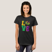 T-shirt Let The Shenanigans begin Mardi Gras love y'all Pr (Devant entier)