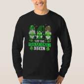 T-shirt Let The Shenanigans Begin Three Gnomes St Patricks (Devant)