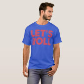 T-shirt Let Us Make Some Rock And Roll Music Design boy (Devant entier)