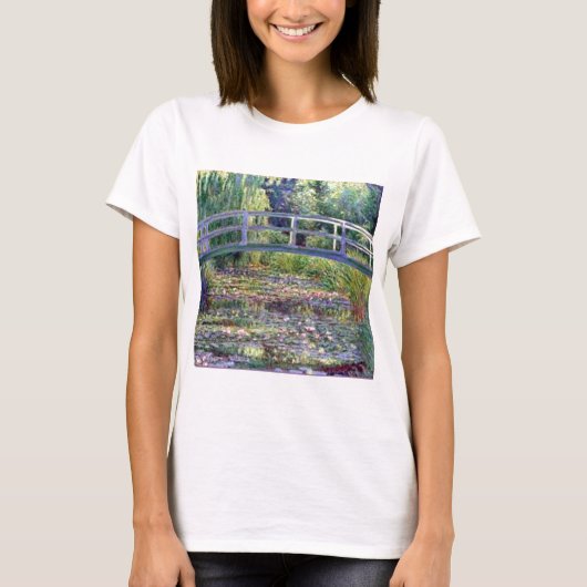 T-shirt L'étang de nénuphar par Claude Monet (Devant)