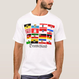 T-shirt L'état allemand de Laender marque le Deutschland