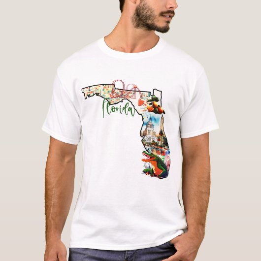T-shirt L'État De Floride (Devant)