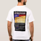 T-shirt L'État Réel De L'UNION (Dos)