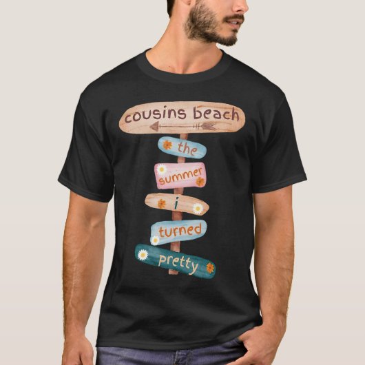 T-shirt L'Été Devint Pretty (Devant)