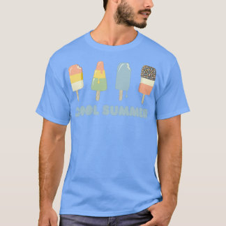 T-shirt L'été est design Cool