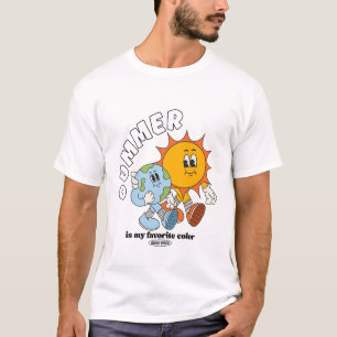 T-shirt L'été est ma couleur préférée