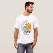 T-shirt L'été est ma couleur préférée (Devant entier)