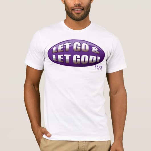 T-shirt LetGoLetGodPURPLE (Devant)